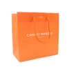 high end clothing gift paper bag with ribbon string handle view 1