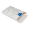 printed folding facial mask skin care paper card box - open display view