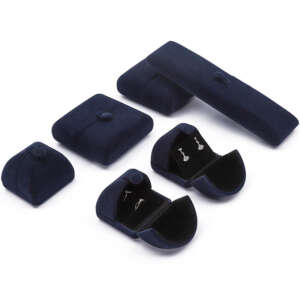 pearl wedding jewelry storage box for bracelet necklace earring ring - front view