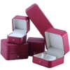 wholesale PU leather jewelry gift box for necklace earrings ring view 2
