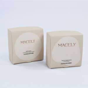 eco friendly foldable skin care cosmetic beauty packaging box - open display view