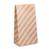 Printed biodegradable kraft SOS bread bag for branded paper packaging