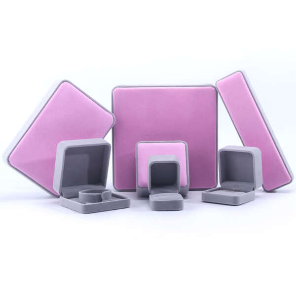 high-grade ring jewelry box for necklace stud earrings bracelet - gift packaging