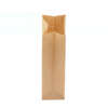 thin brown kraft take out food bag showing lightweight takeout format, custom print and food packaging sizing