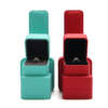 luxury PU leather jewelry ring box for retail gift display view 6