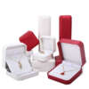 octagonal leather jewelry packaging box for earrings bracelet necklace ring view 2