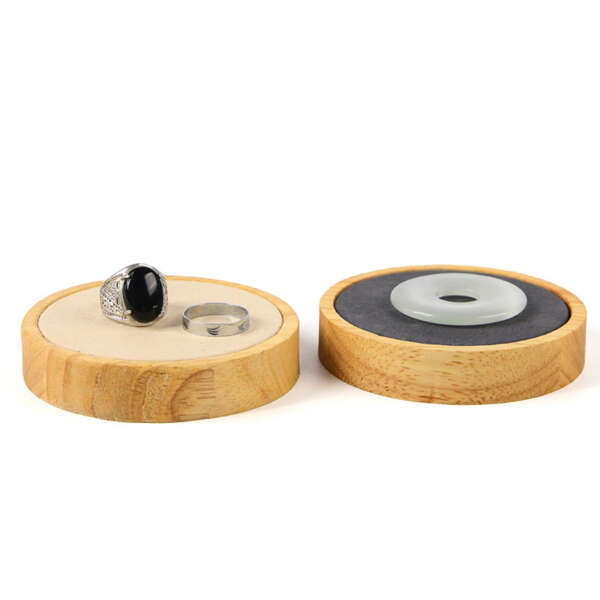 Wholesale solid wood tray for jewelry photography props