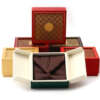 Square jewelry packaging box for bracelet necklace stud ring