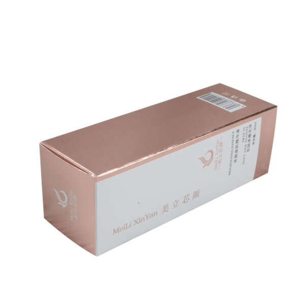 high quality skin care set cosmetic paper box with logo - print detail view
