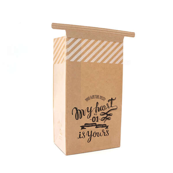 Wholesale recycled kraft shopping bag with twisted handles for custom paper bag orders
