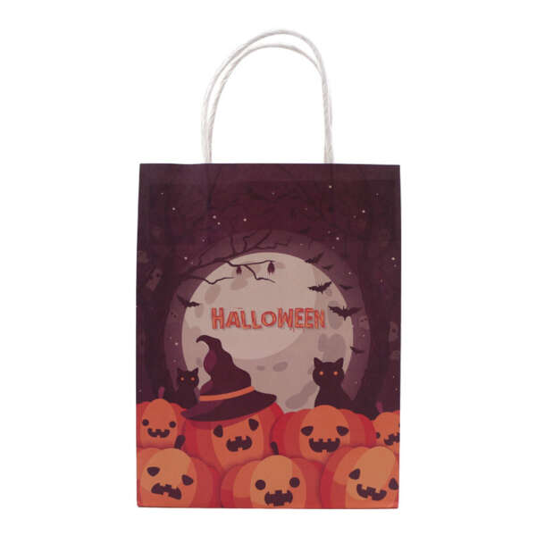 personalized printed fashion gift carry kraft paper bag image 2