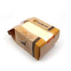 Printed kraft baguette bakery bread paper bag for branded paper packaging