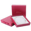luxury cardboard paper sleeve jewelry box with ribbon - product presentation