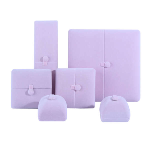 luxury jewelry gift packaging box for bracelet earrings necklace ring - open display view