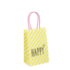 recycled kraft paper recycled kraft gift takeaway bag with logo printing detail