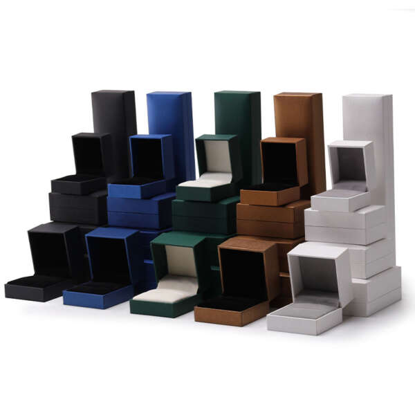 Luxury jewelry paper box for earrings necklace pendant and ring