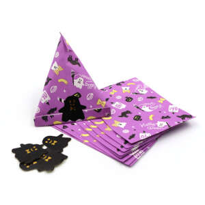 kraft paper cute flat kraft snack paper bag with logo printing detail