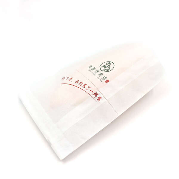 small greaseproof glassine wax kraft snack bread bag view 4