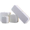 white octagonal PU leather jewelry box for bracelet necklace ring view 5