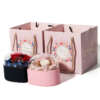 heart shaped flower jewelry gift box with packaging - retail display