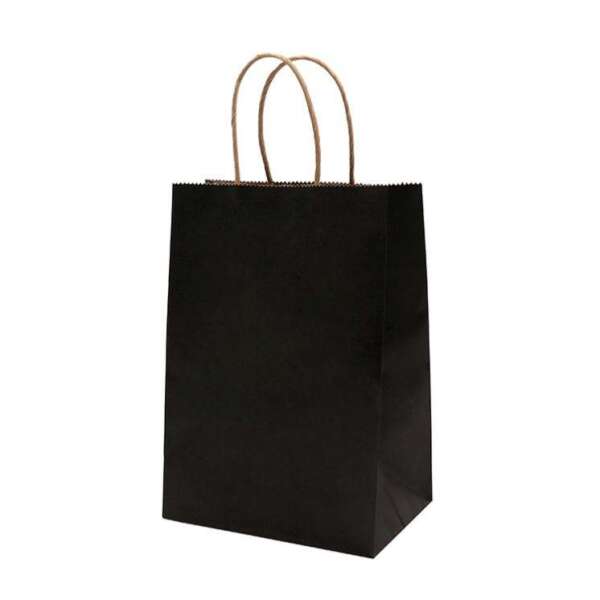 durable custom size sweater clothing paper bag with handles view 4