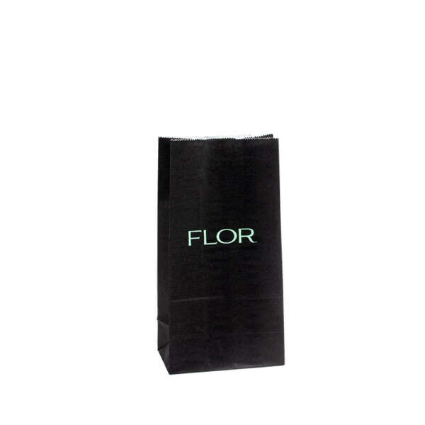 custom color printed takeaway food kraft paper bag view 1