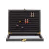 PU necklace ring pendant jewelry display storage tray - gift packaging