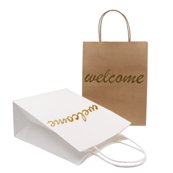 Printed recycled luxury T shirt shoes shopping bag for branded paper packaging
