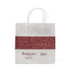 Wholesale natural kraft twisted handle carrier bag for custom paper packaging orders