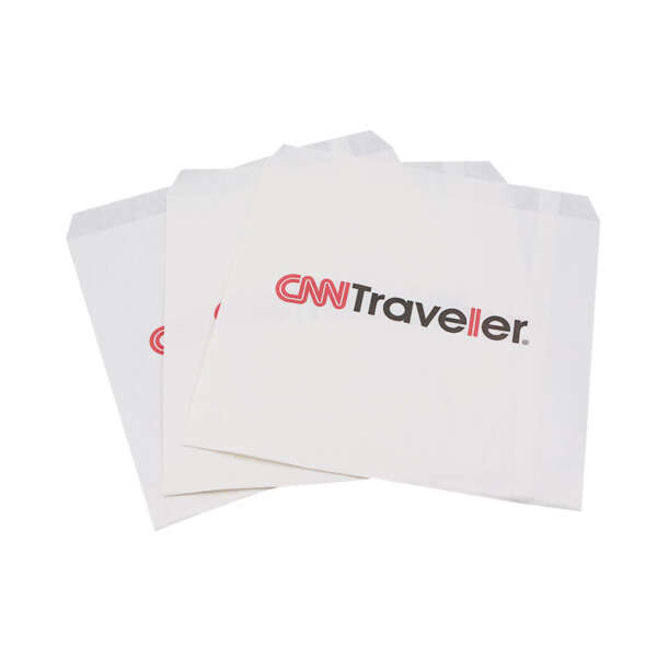 white translucent glassine paper bag showing smooth translucent surface, small bag sizing and wholesale packing