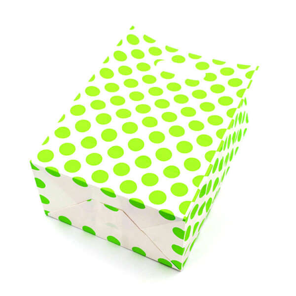 birthday cake paper bag for bakery shopping packaging - custom logo option