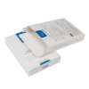 printed folding facial mask skin care paper card box - front view