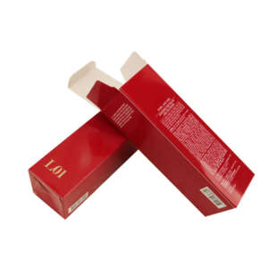 full color custom logo cosmetic folding carton box - front view