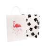 white carrier paper bag with handles production sample with export packing support