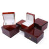 wooden waterproof travel watch gift case with custom logo - product presentation