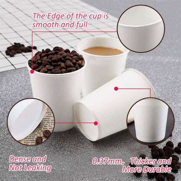 disposable paper cup and 1kg flour paper bag packaging image 6
