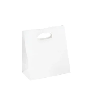 die cut food grade kraft bag for drinks snacks packaging