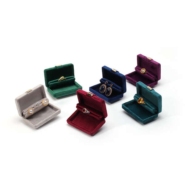 Metal jewelry box for bracelet necklace and ring packaging