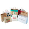 recycled wide base brown kraft supermarket grocery packaging bag image 5