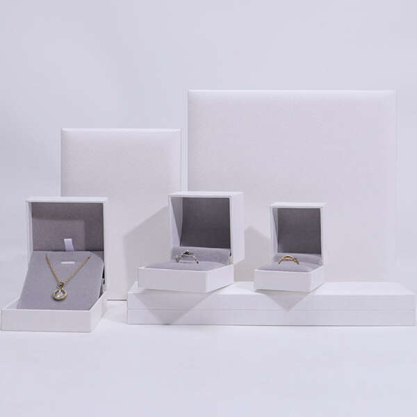 printed cardboard paper jewelry gift box for necklace bracelet ring - product presentation