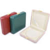 pearl leather jewelry display set box for ring necklace - detail view