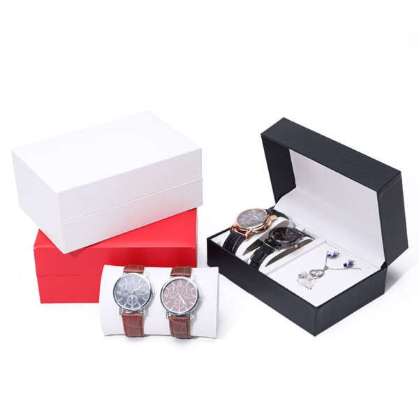 luxury quartz watch travel storage box with custom logo - custom logo option