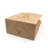 natural kraft twisted handle carrier bag production sample with export carton support