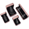 gold painted LED jewelry display box with light for ring necklace bracelet chain earrings - product presentation