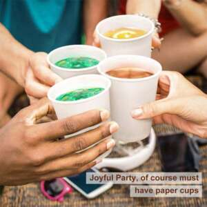 disposable paper cup and 1kg flour paper bag packaging image 2