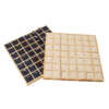 beige solid wood 49 position ring storage display tray view 1