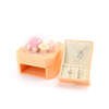 rose flower necklace ring Valentine jewelry gift box - product presentation