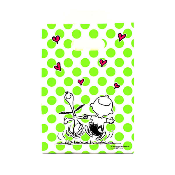 birthday cake paper bag for bakery shopping packaging - front view