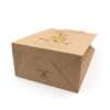 DIY brown kraft gift paper bag production sample with export carton support
