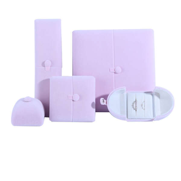 luxury jewelry gift packaging box for bracelet earrings necklace ring - detail view